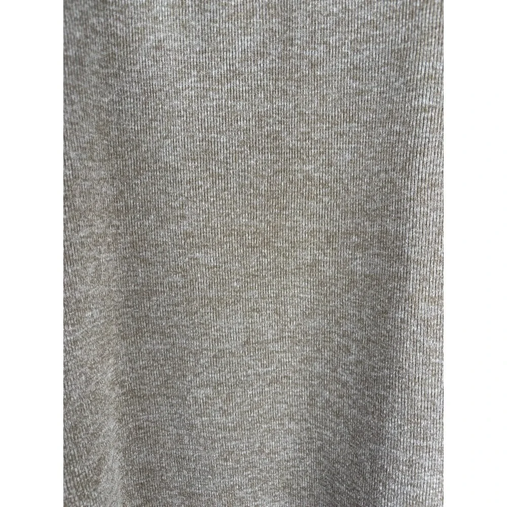 GAP Men's Brown Heathered Quarter Zip Pullover Sweater Long‎ Sleeve Size L
